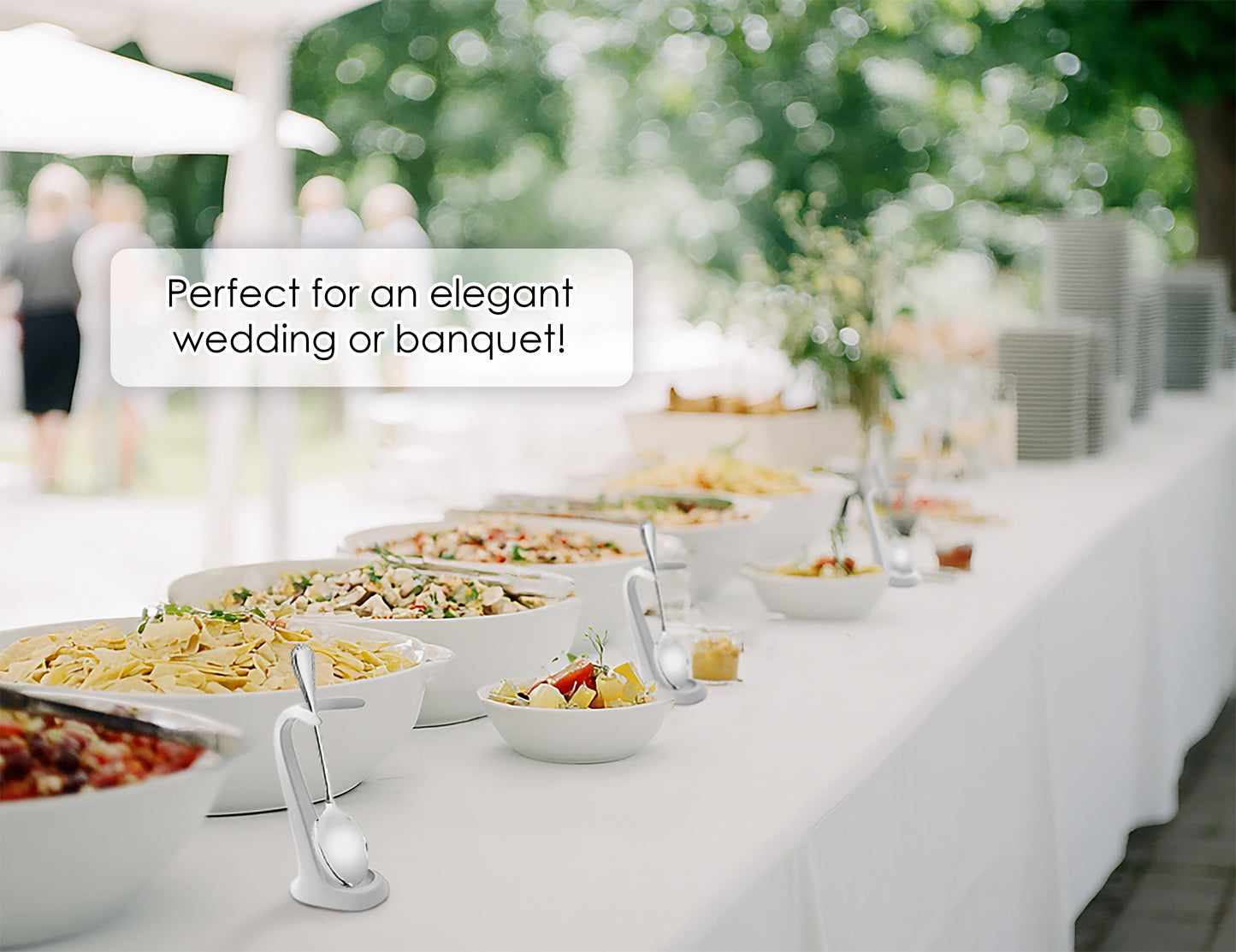 Upright Spoon and Cooking Utensil Rest